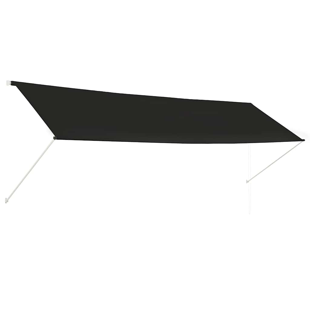 feltekerhető antracitszürke napellenző 400 x 150 cm
