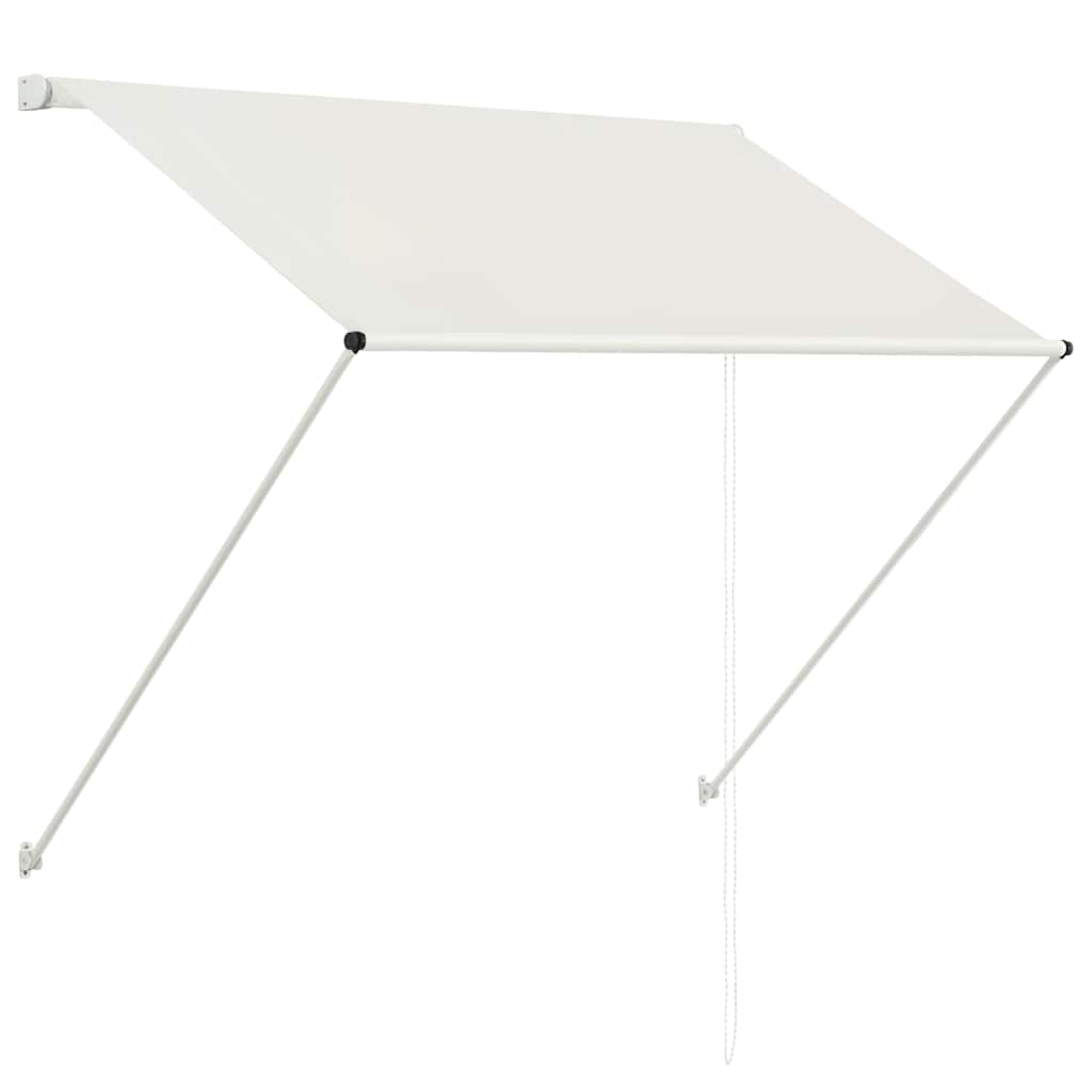 feltekerhető krémszínű napellenző 150 x 150 cm