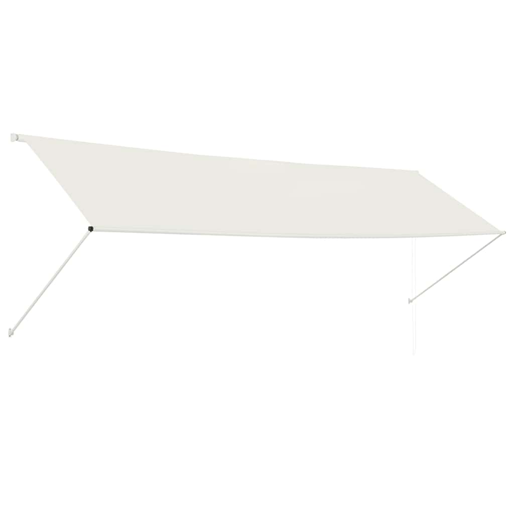 feltekerhető krémszínű napellenző 400 x 150 cm