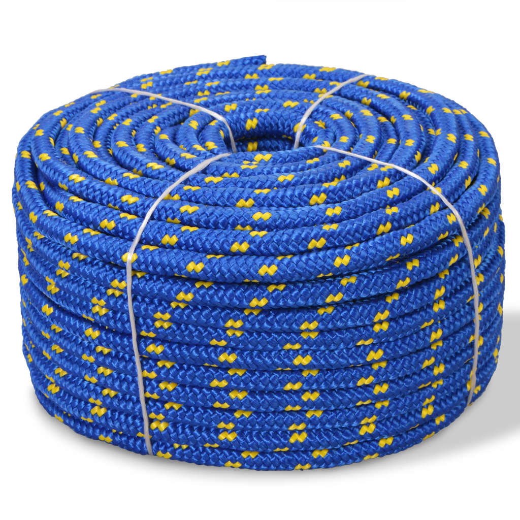 kék polipropilén hajókötél 16 mm 250 m