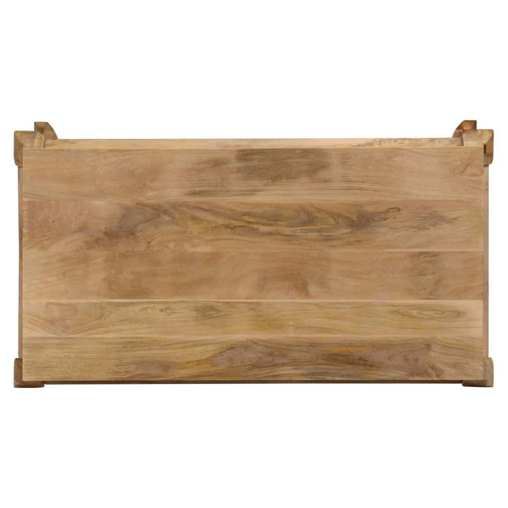 tömör mangófa étkezőasztal 11 x 60 x 76 cm