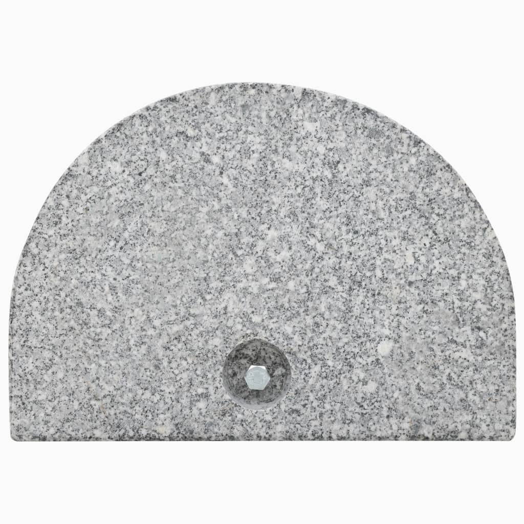 ívelt szürke gránit napernyőtalp 10 kg