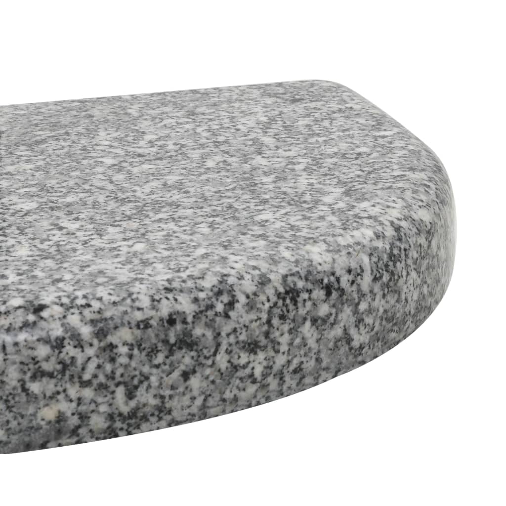 ívelt szürke gránit napernyőtalp 10 kg