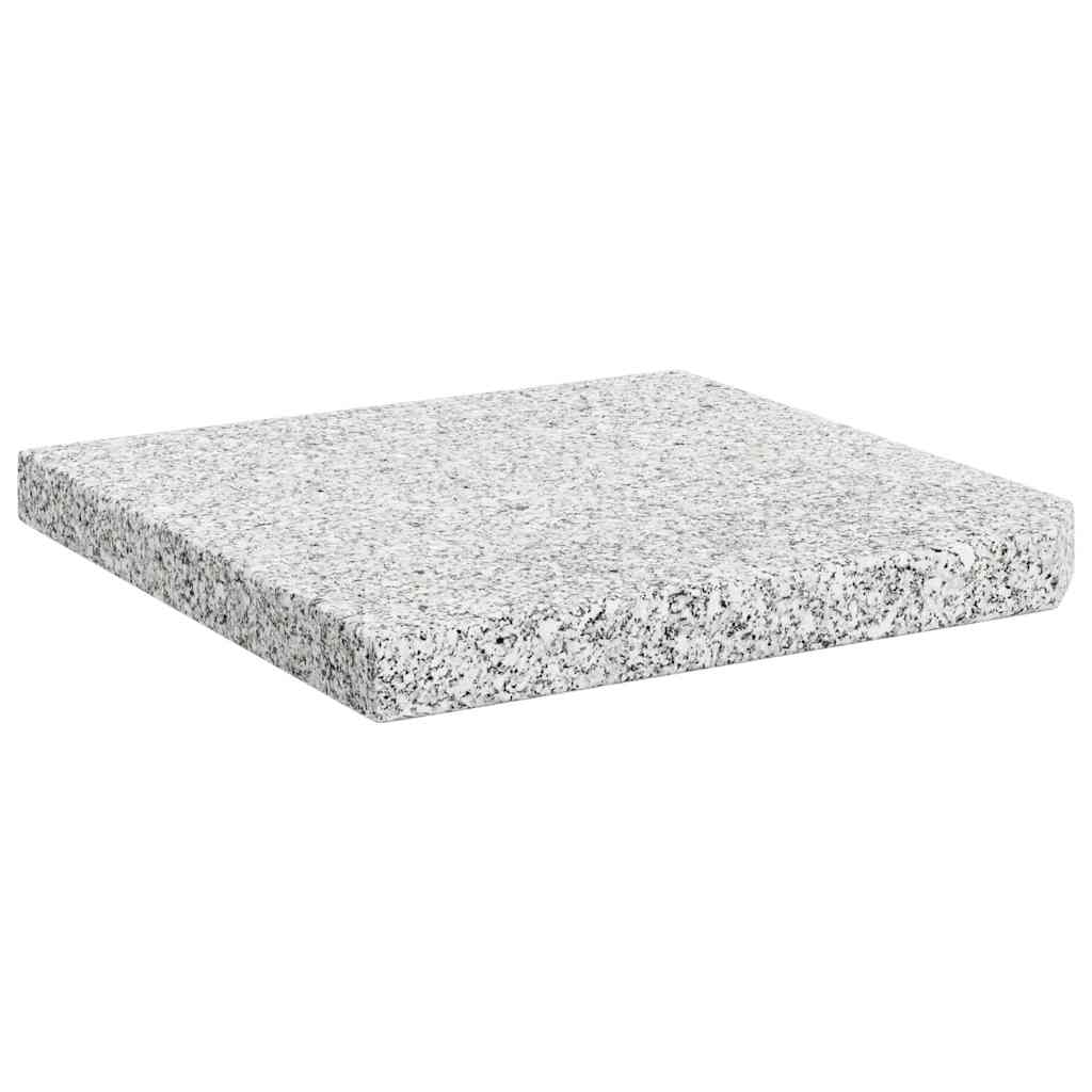 négyszögletes szürke gránit napernyőtalp, 25 kg