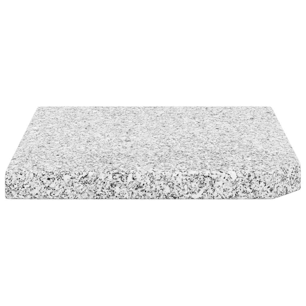 négyszögletes szürke gránit napernyőtalp, 25 kg