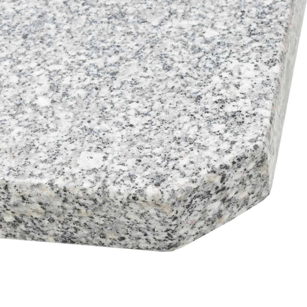 négyszögletes szürke gránit napernyőtalp, 25 kg