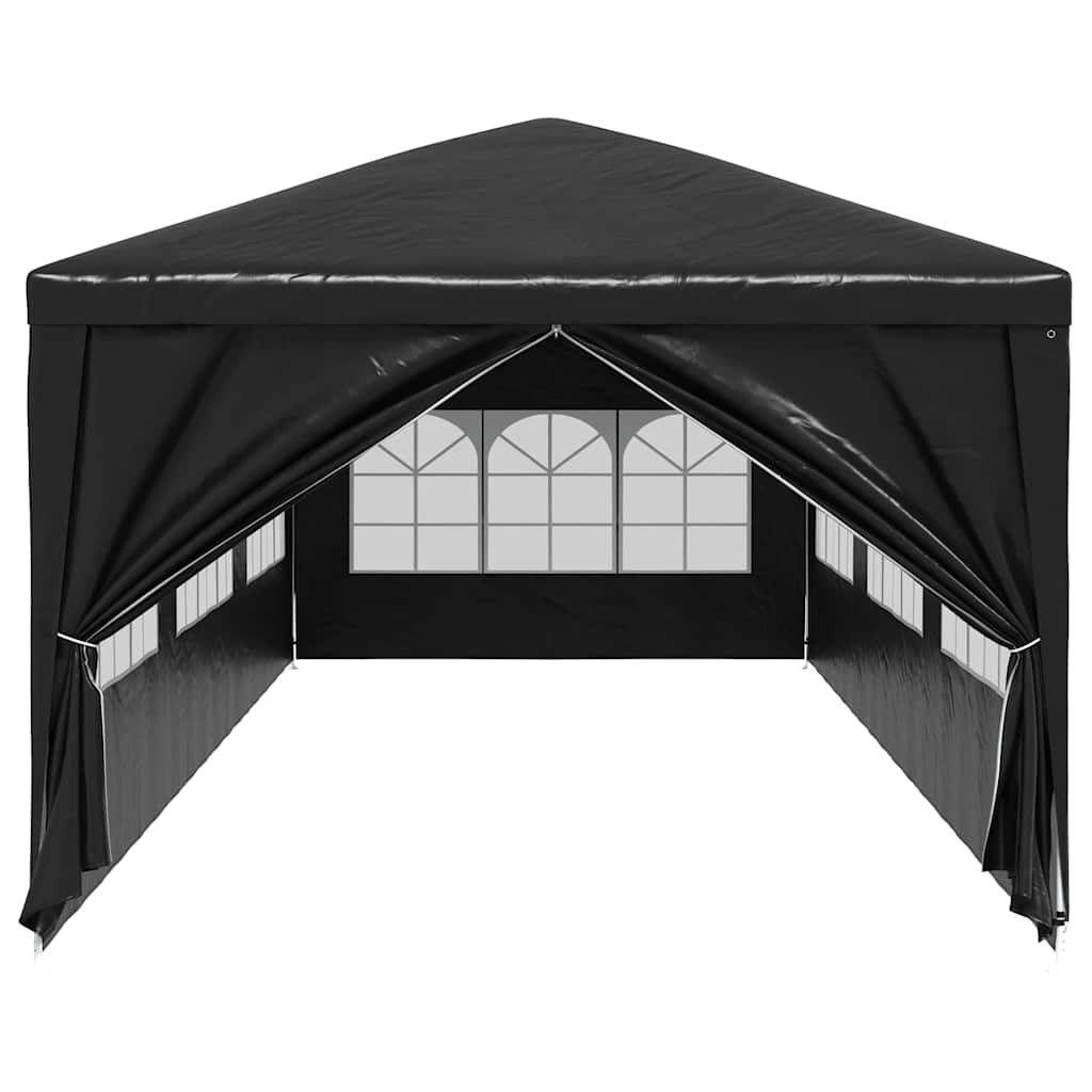 antracitszürke partisátor 3 x 9 m