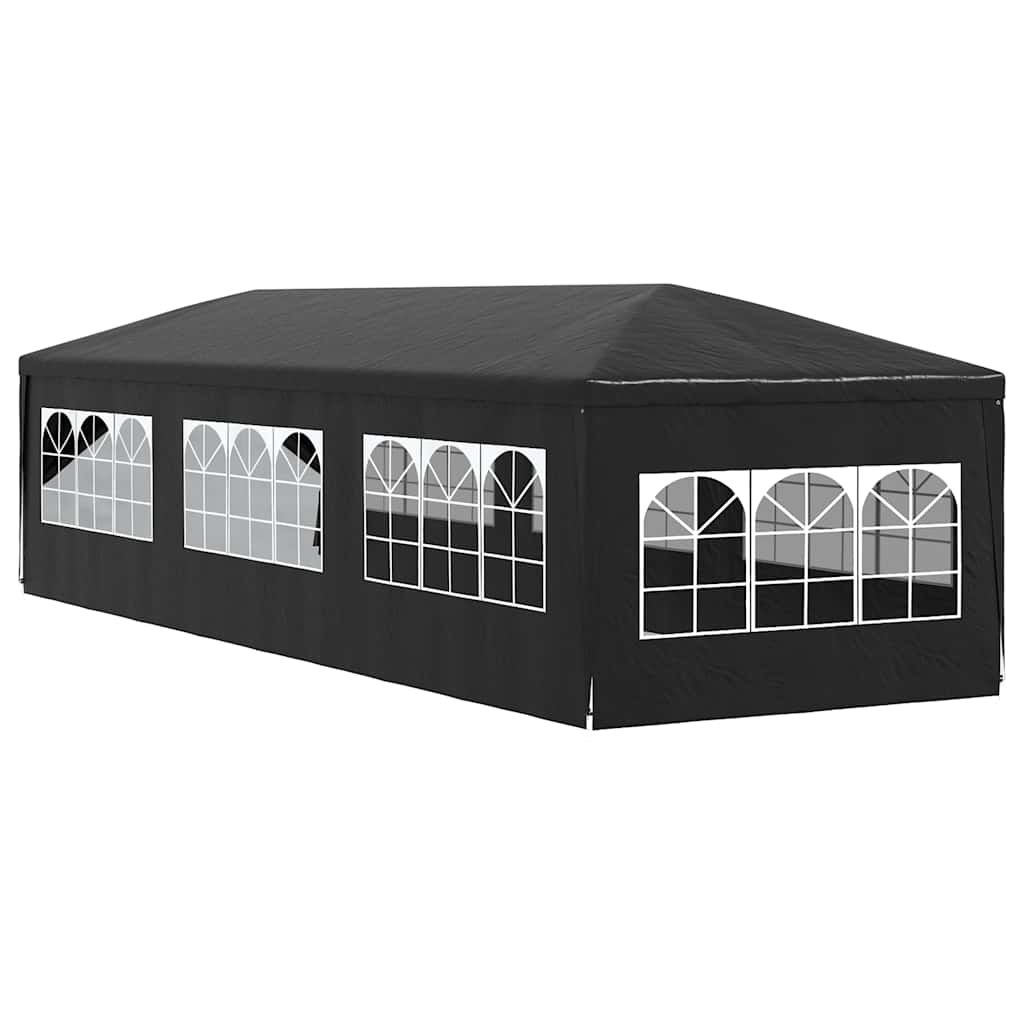 antracitszürke partisátor 3 x 9 m
