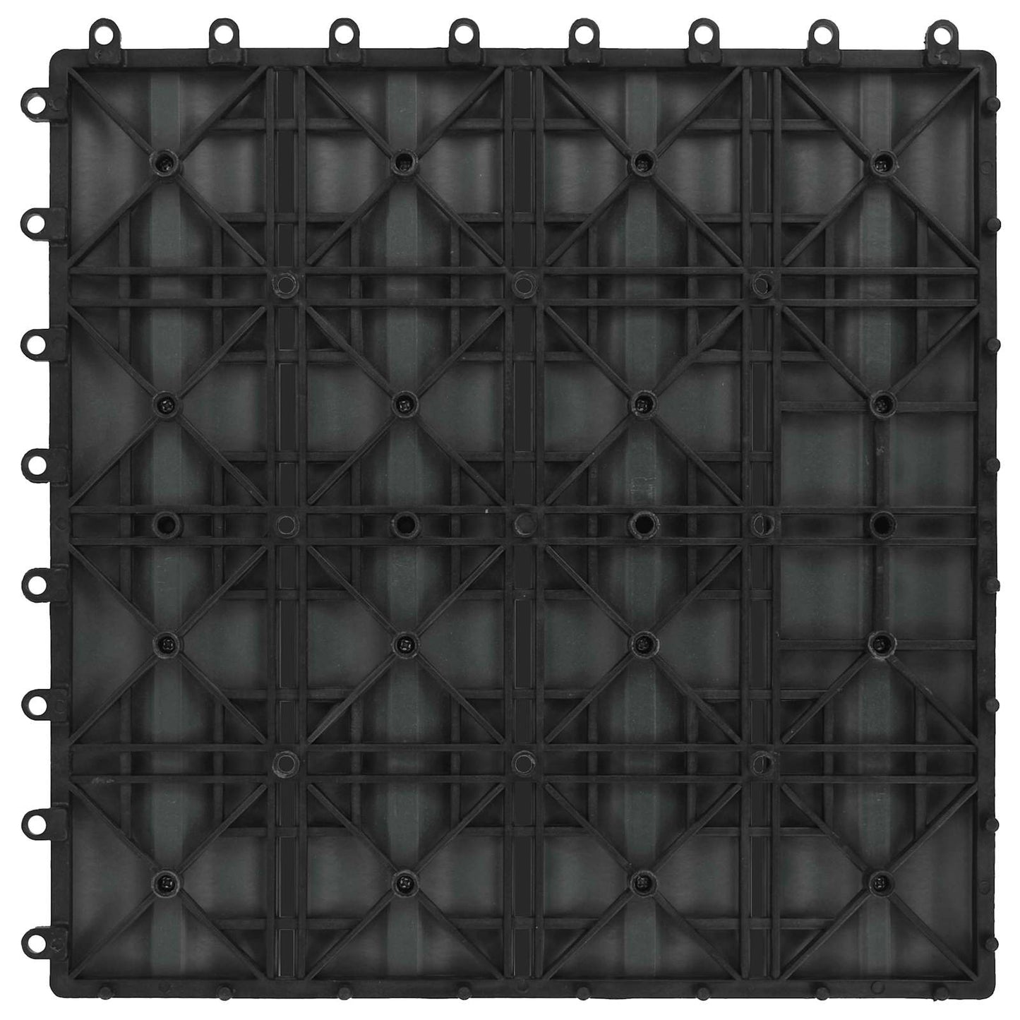 Faszegély járólap 3D Design 11 db Szürke 30 x 30 cm WPC