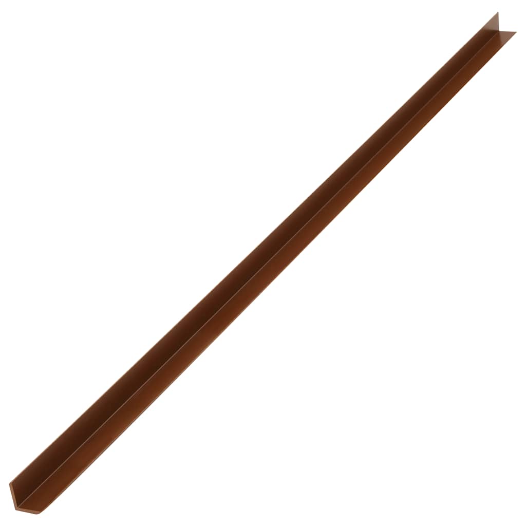 5 db világosbarna WPC teraszburkoló sarokprofil 170 cm