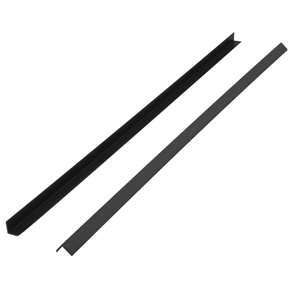 5 db fekete WPC teraszburkoló sarokprofil 170 cm