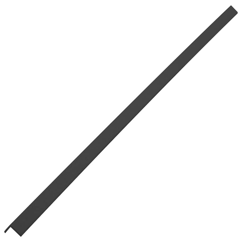 5 db fekete WPC teraszburkoló sarokprofil 170 cm