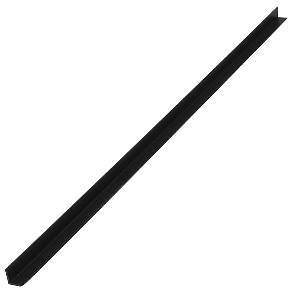 5 db fekete WPC teraszburkoló sarokprofil 170 cm