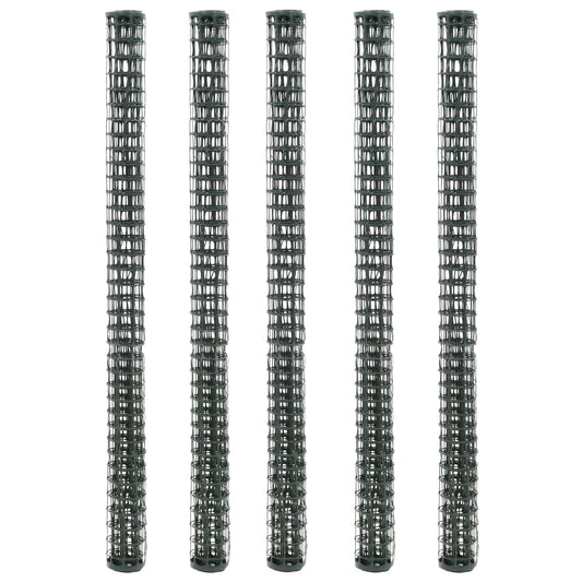 5 db zöld HDPE kerti kerítés háló 1 x 1,2 m