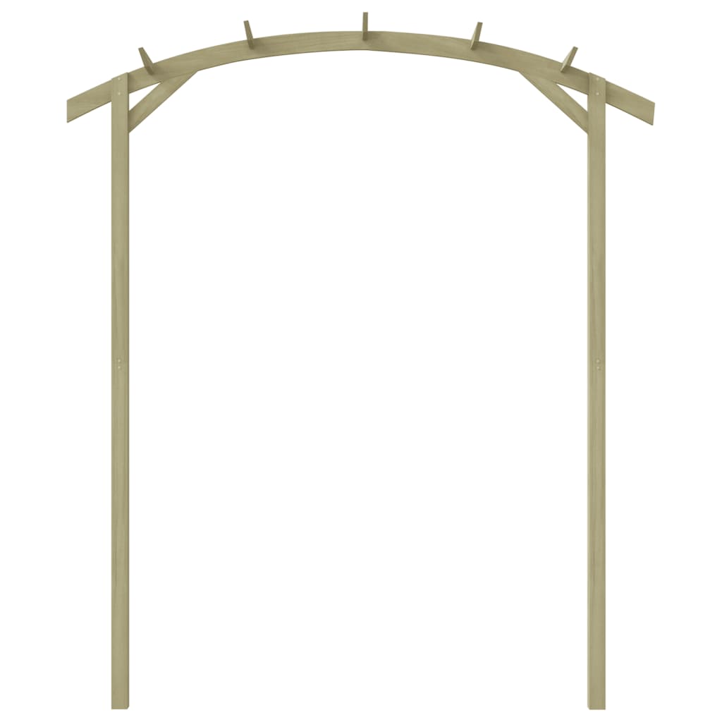 kerti pergola impregnált fenyőfalécekből 180 x 210 x 40 cm
