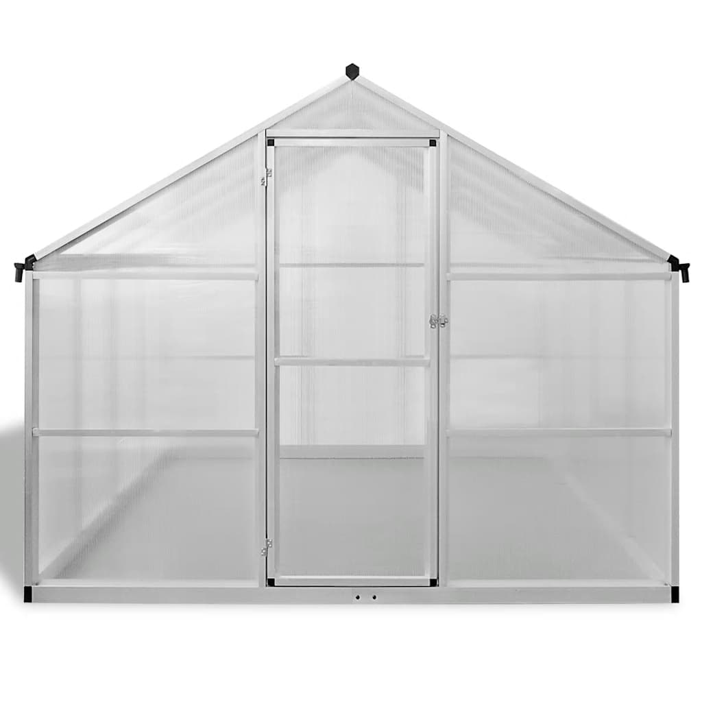 alumínium melegház 481 x 250 x 195 cm 23,44 m³