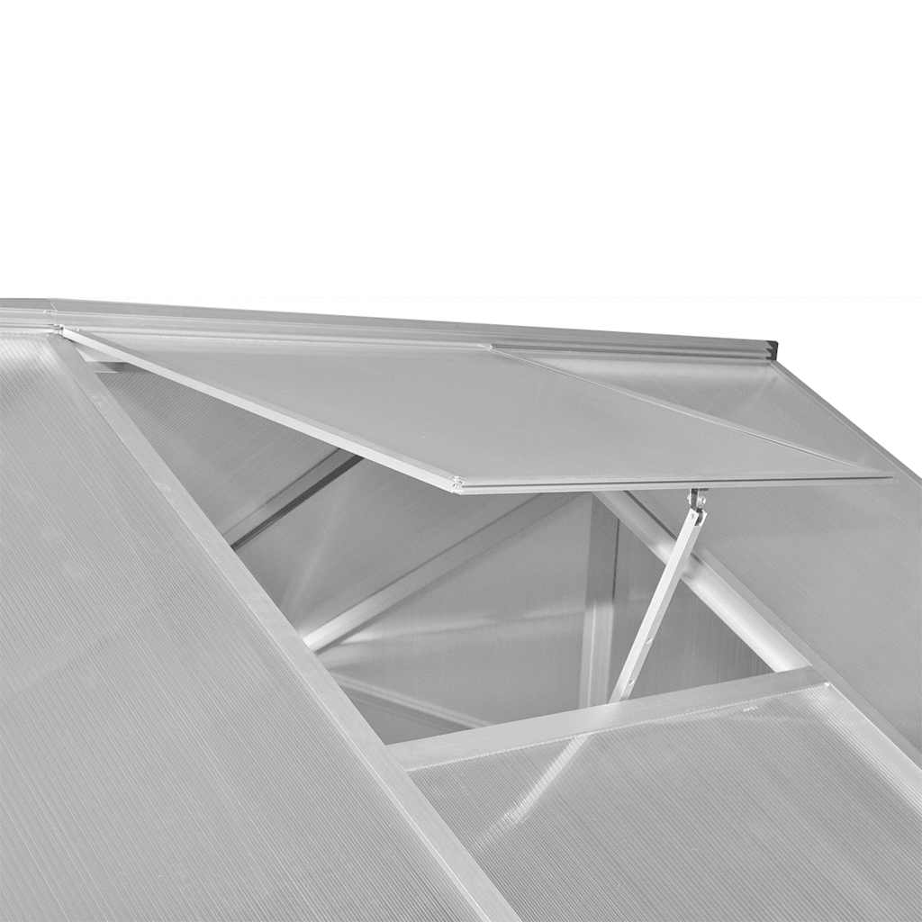alumínium melegház 481 x 250 x 195 cm 23,44 m³
