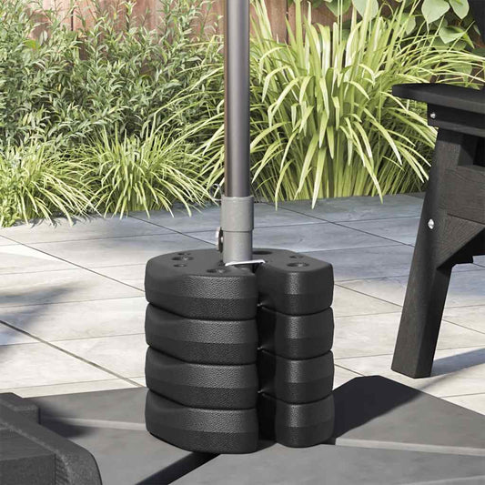 4 db fekete beton pavilon súly 220 x 50 mm
