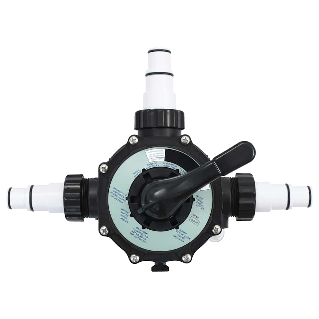 többkimenetes 6-funkciós ABS homokszűrő-szelep 38 mm