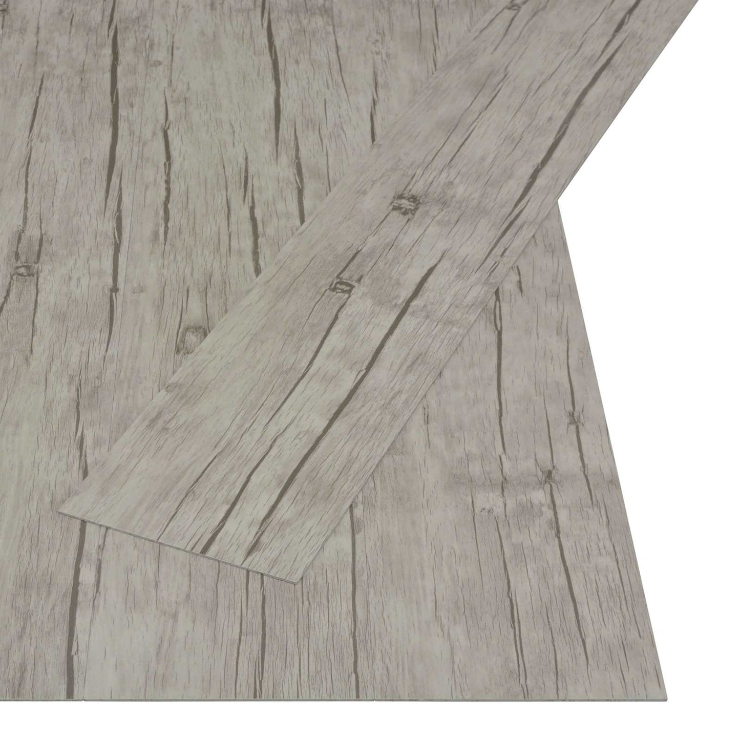 Öntapadós padló deszka 32 pcs Mosott tölgy 4,46 m² PVC