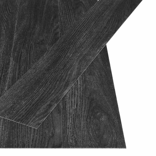 Öntapadós padló deszka Antracit 4,46 m² 32 db PVC