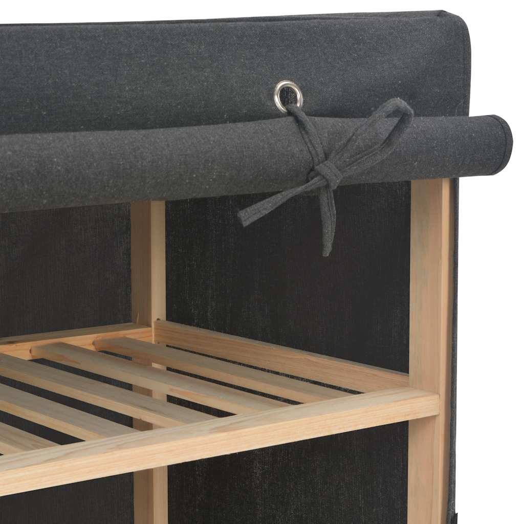 szürke szövet ruhásszekrény 135 x 40 x 170 cm