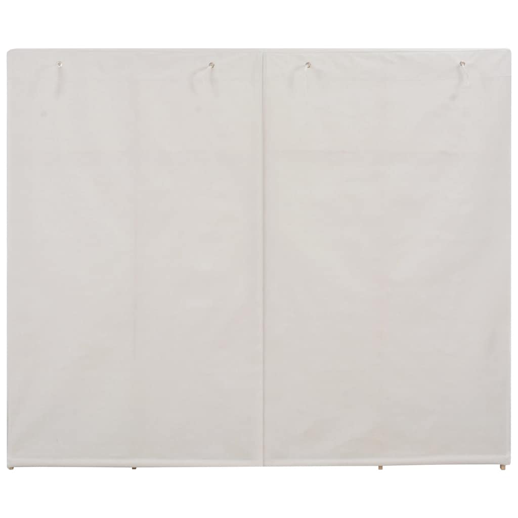 fehér szövet ruhásszekrény 200 x 40 x 170 cm