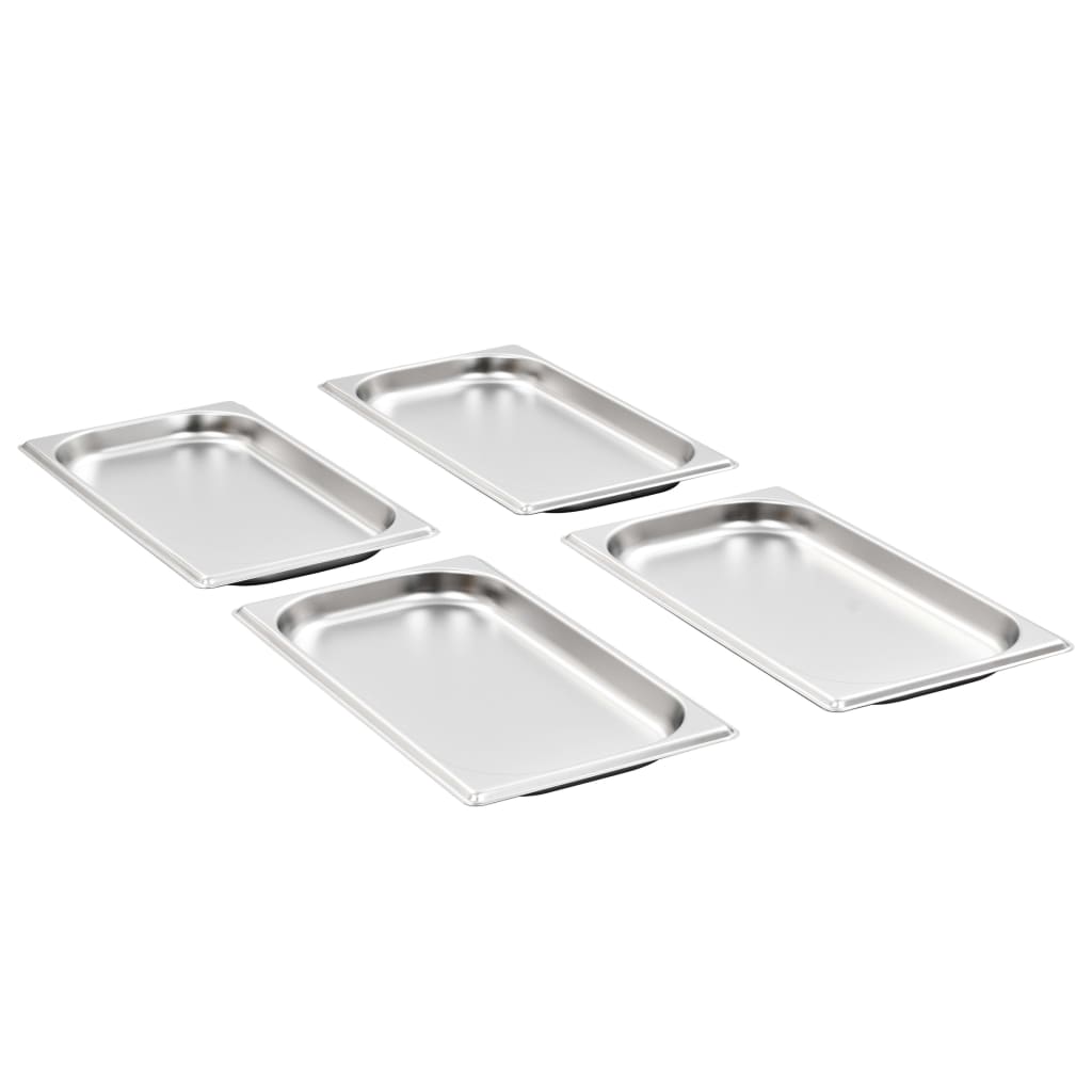 12 db rozsdamentes acél Gasztronorm edény GN 1/3 20 mm