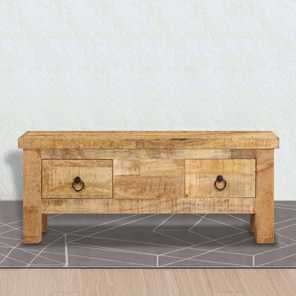 tömör mangófa dohányzóasztal 90 x 45 x 35 cm
