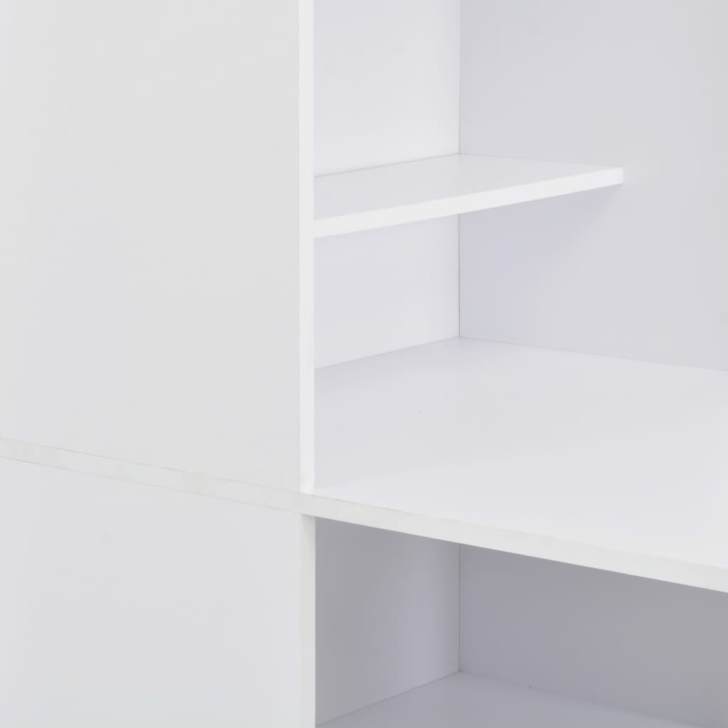fehér bárasztal szekrénnyel 115 x 59 x 200 cm