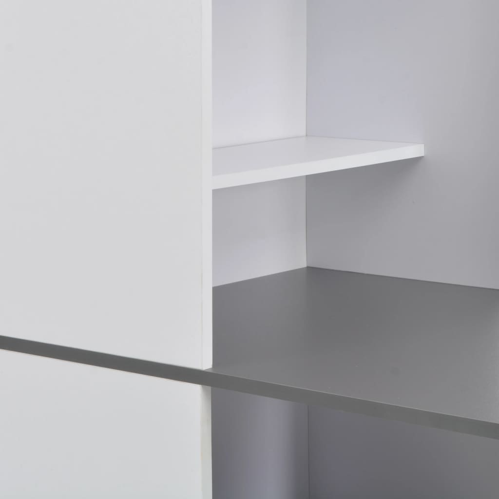 fehér bárasztal szekrénnyel 115 x 59 x 200 cm