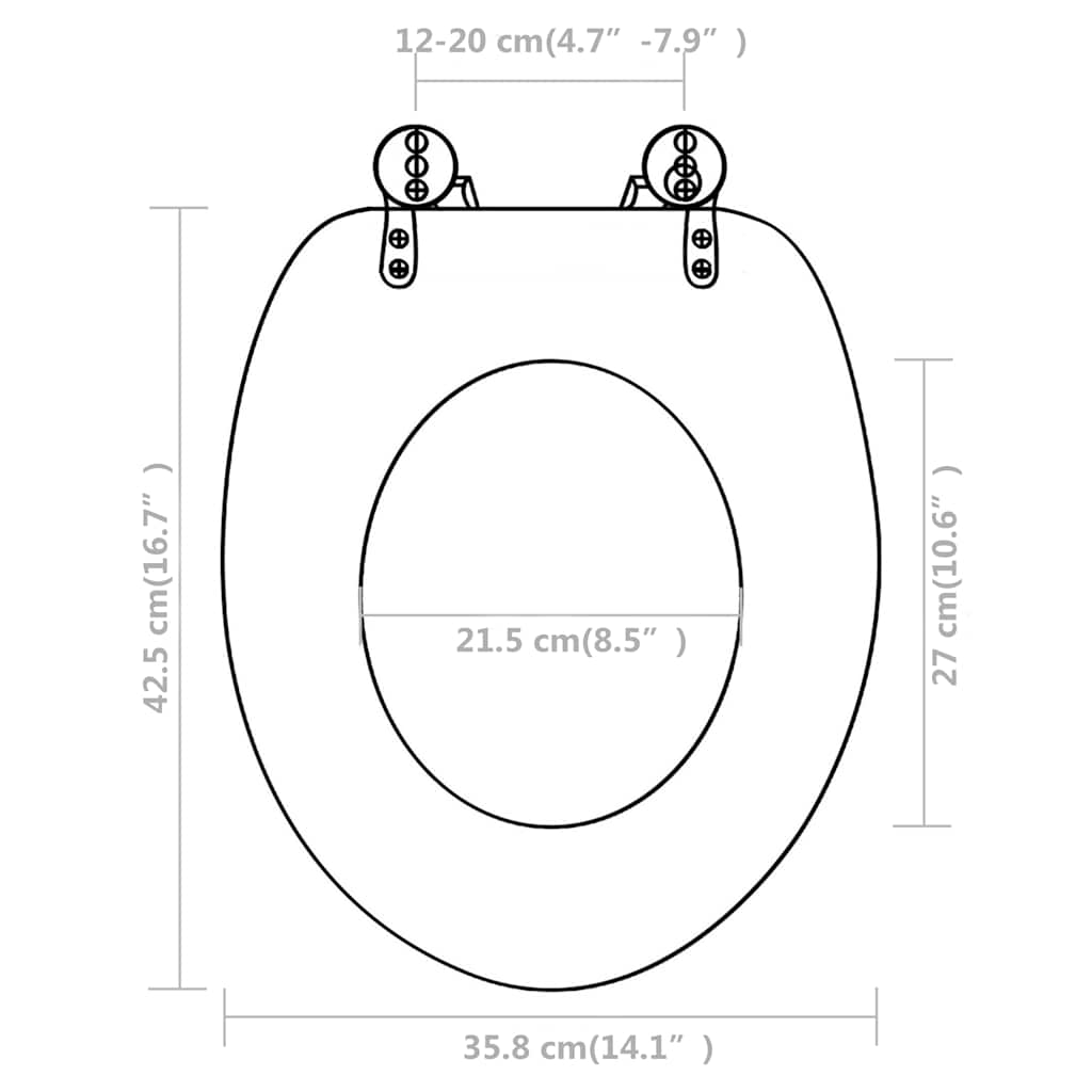 2 db fehér MDF WC ülőke