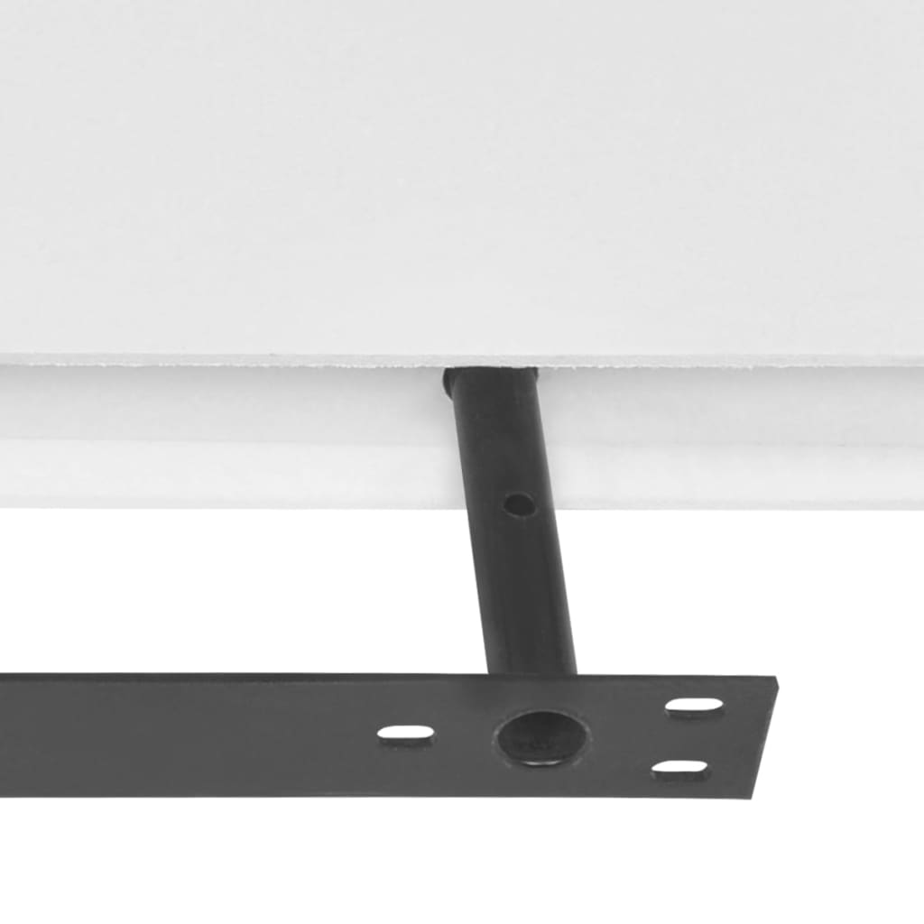 4 db fehér fali polc 120 cm