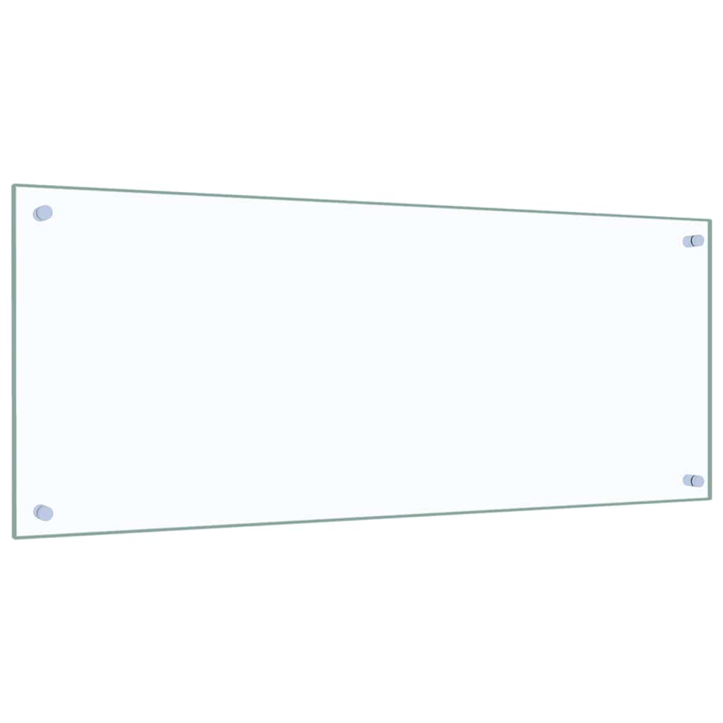 átlátszó edzett üveg konyhai fröccsenésgátló 100 x 40 cm