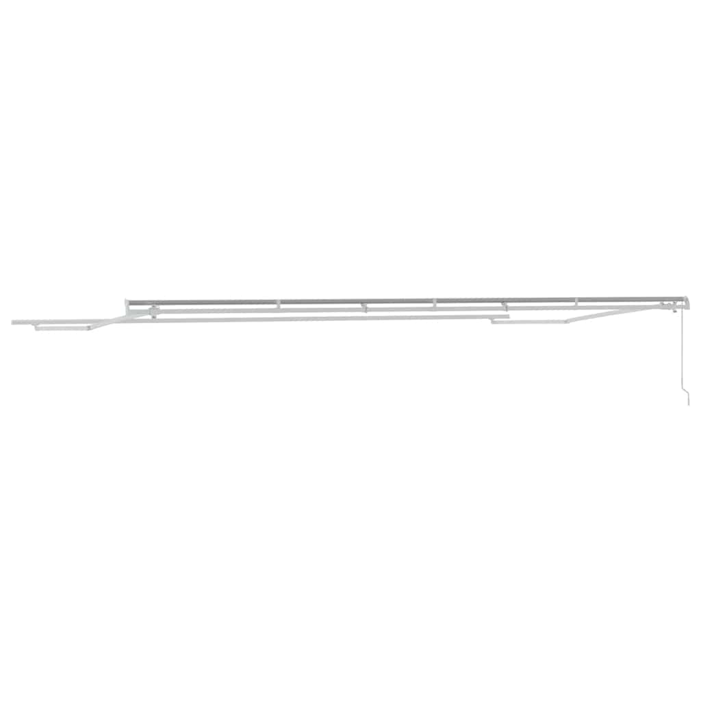 Napernyő keret Fehér 600 × 300 cm Alumínium