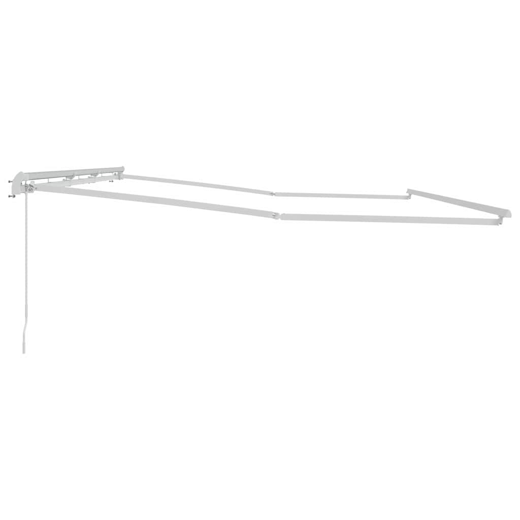 Napernyő keret Fehér 600 × 300 cm Alumínium