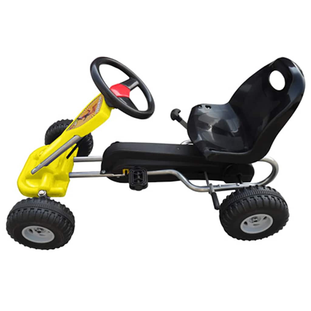 pedálos gokart sárga