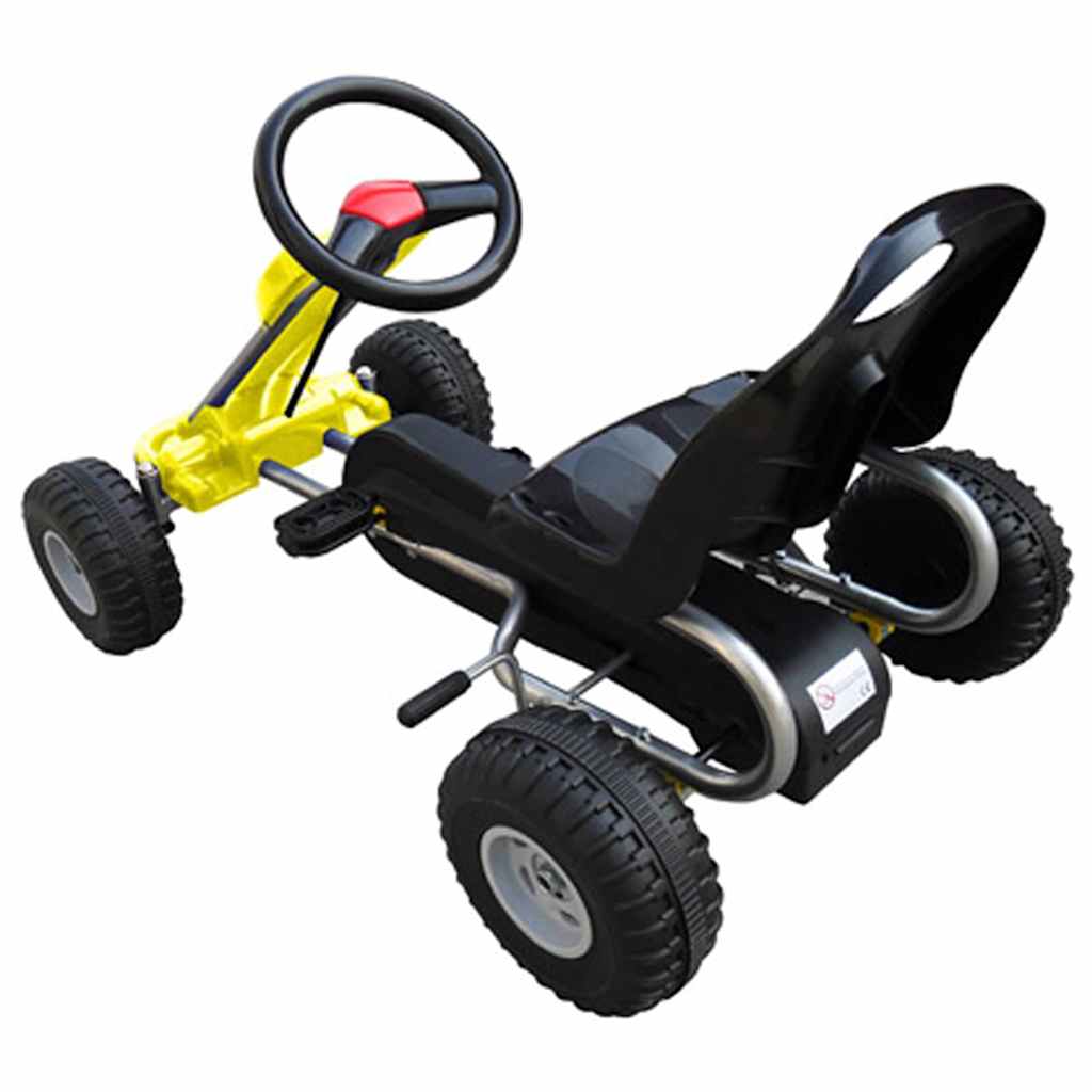 pedálos gokart sárga