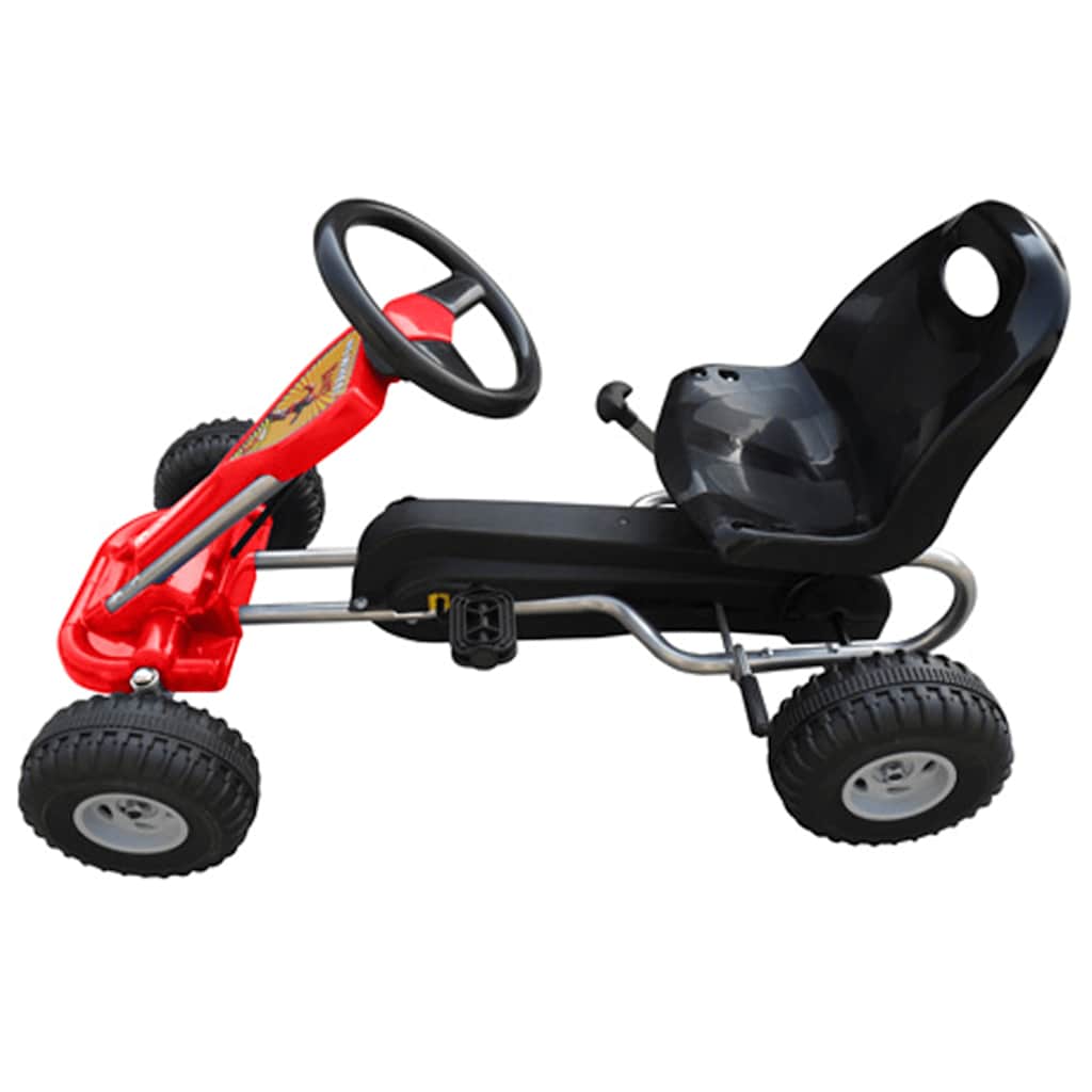 pedálos gokart piros
