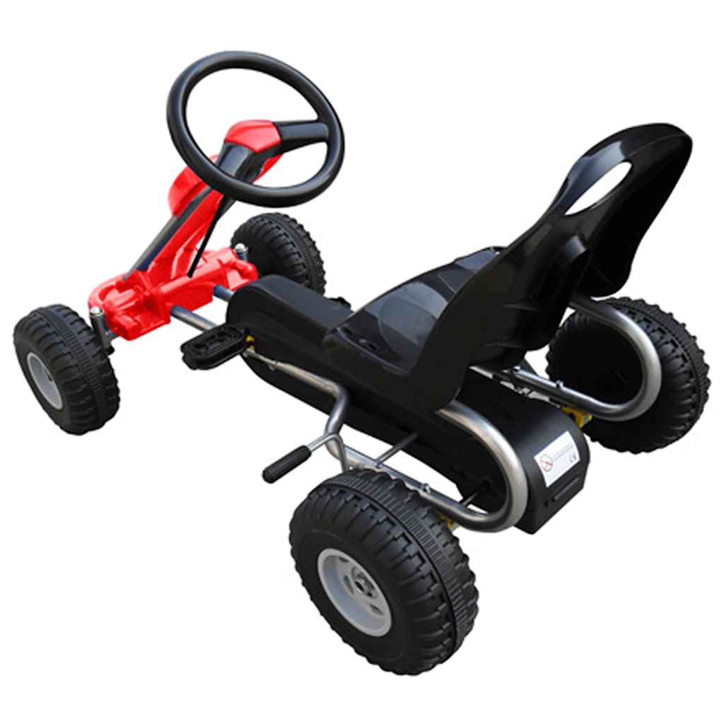 pedálos gokart piros