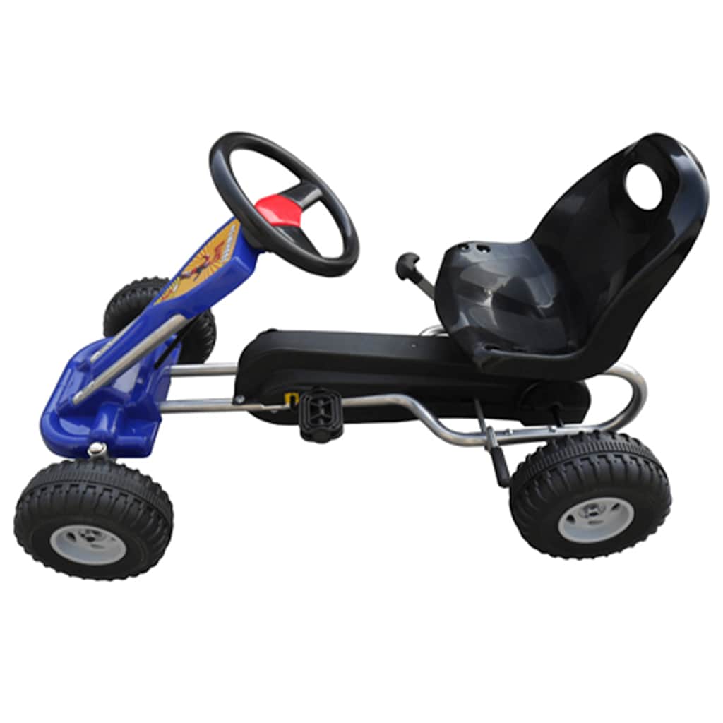 pedálos gokart kék