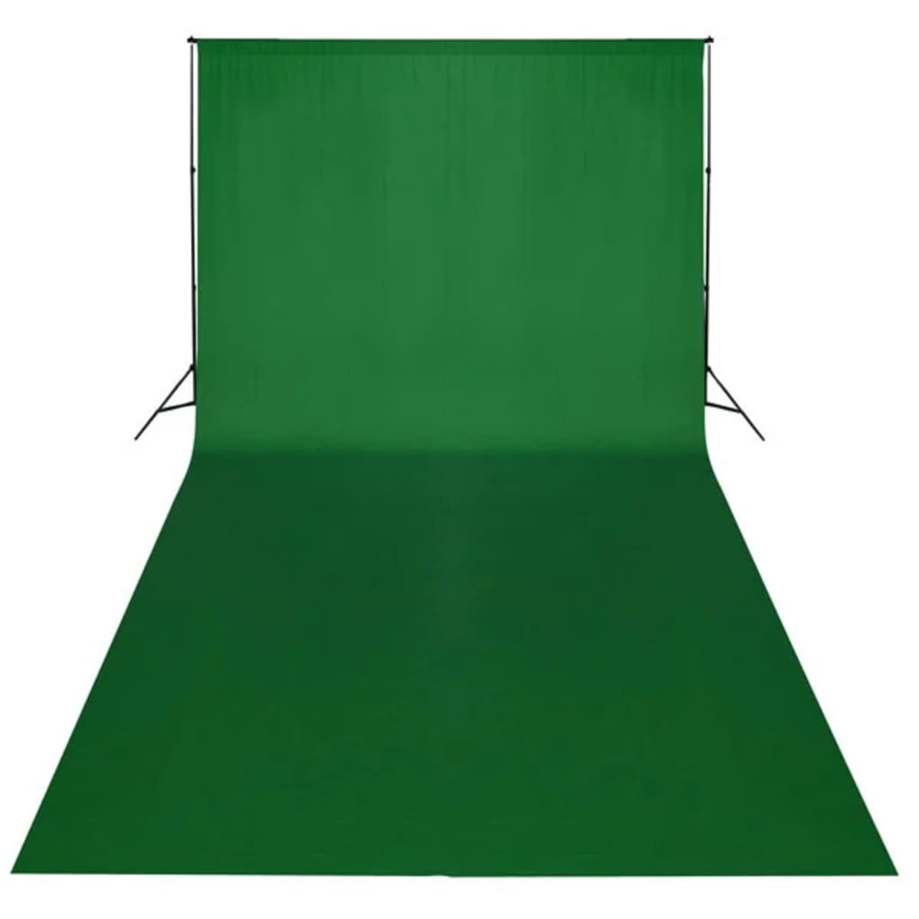 zöld pamut háttér blueboxhoz állvány nélkül 600 x 300 cm