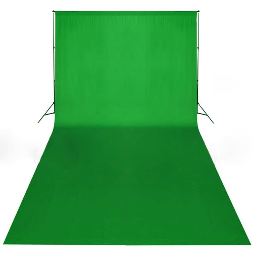 zöld pamut háttér blueboxhoz állvány nélkül 600 x 300 cm
