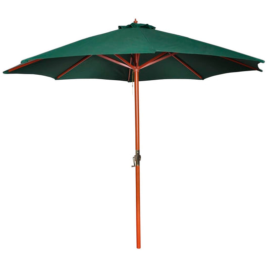 zöld napernyő 258 cm
