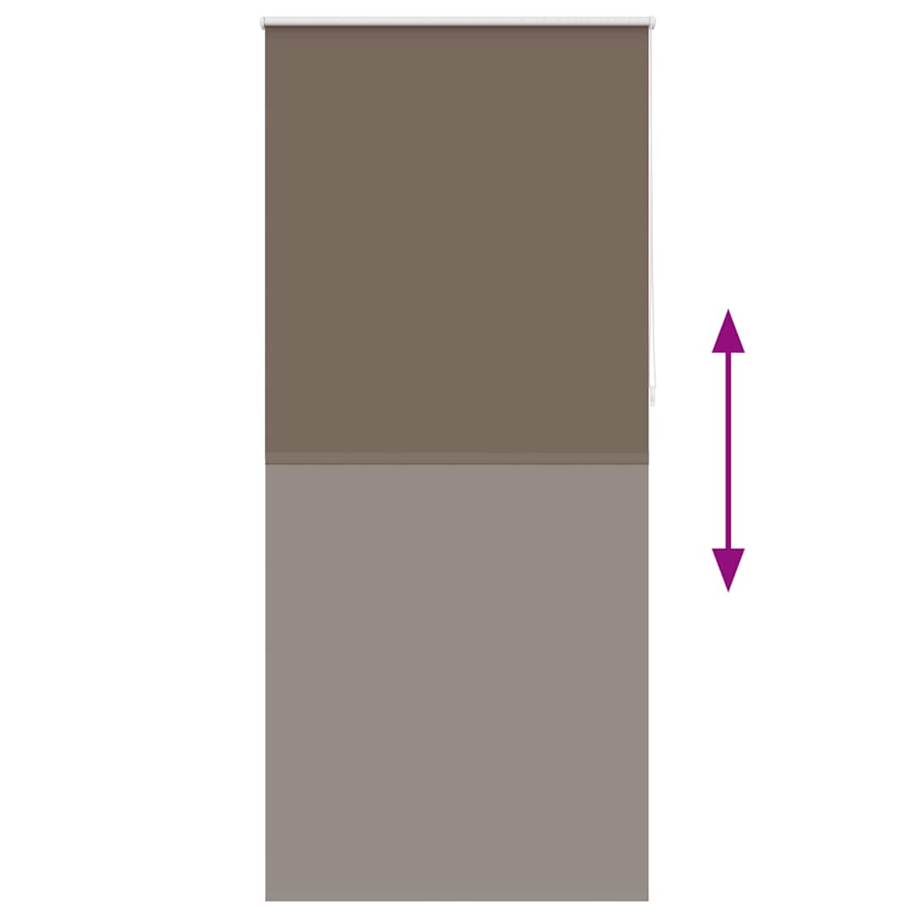 sötétítő roló 84,4 x 230 cm, szövetszélesség 80 cm, kávébarna