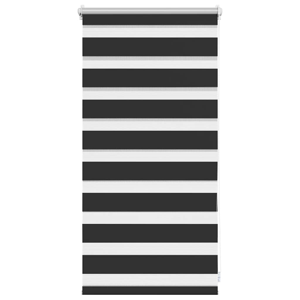 fekete zebra roló 40,9 x 100 cm szövetszélesség 36,7 cm