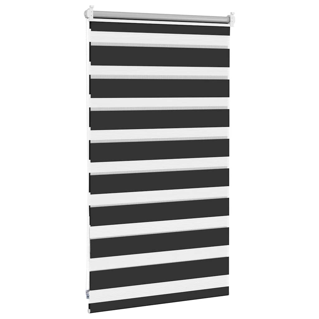 fekete zebra roló 50,9 x 100 cm szövet szélesség 46,7 cm