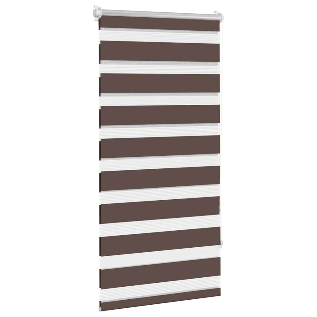 Zebra roló 60,9 x 120 cm, szövetszélesség 56,7 cm, kávébarna