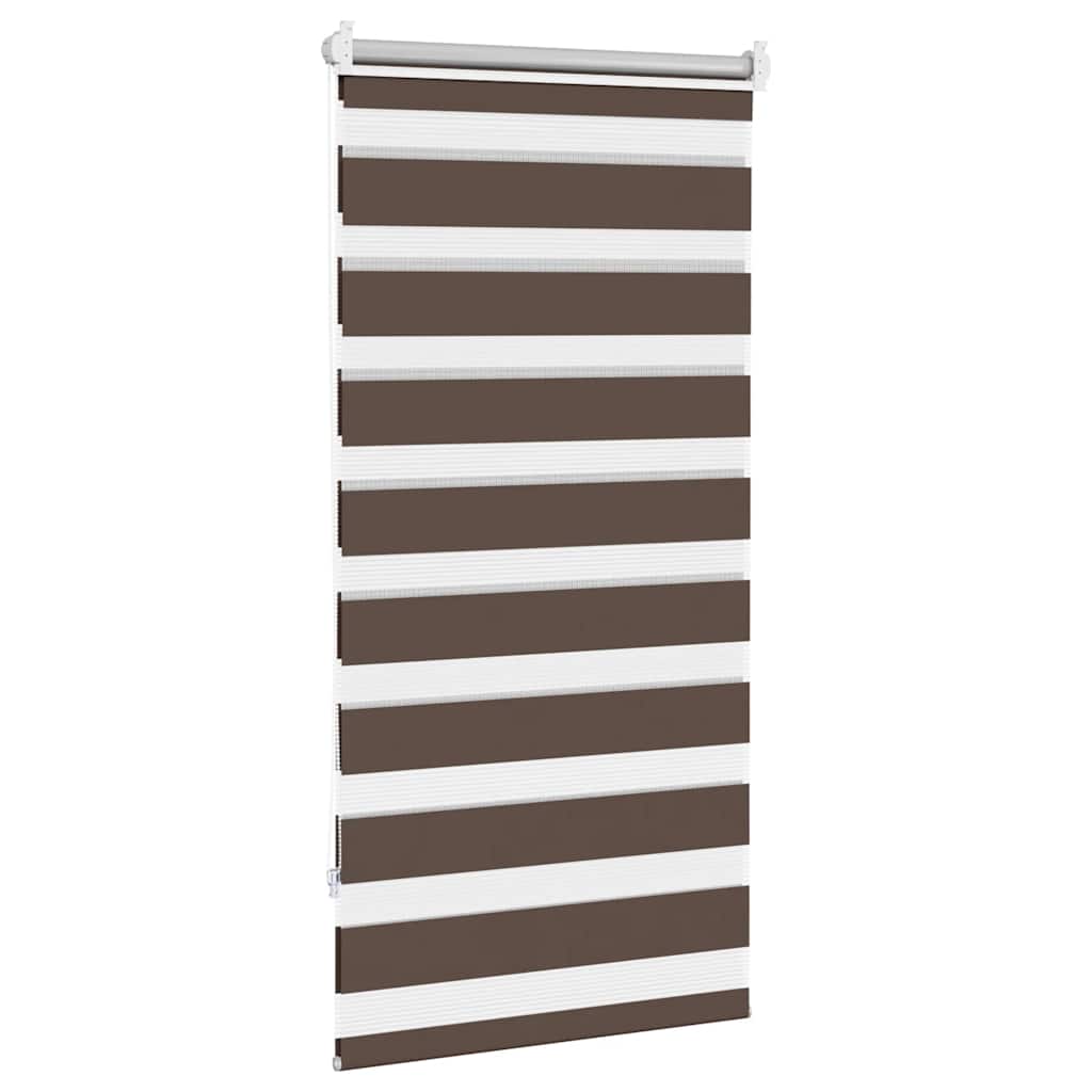 Zebra roló 60,9 x 120 cm, szövetszélesség 56,7 cm, kávébarna