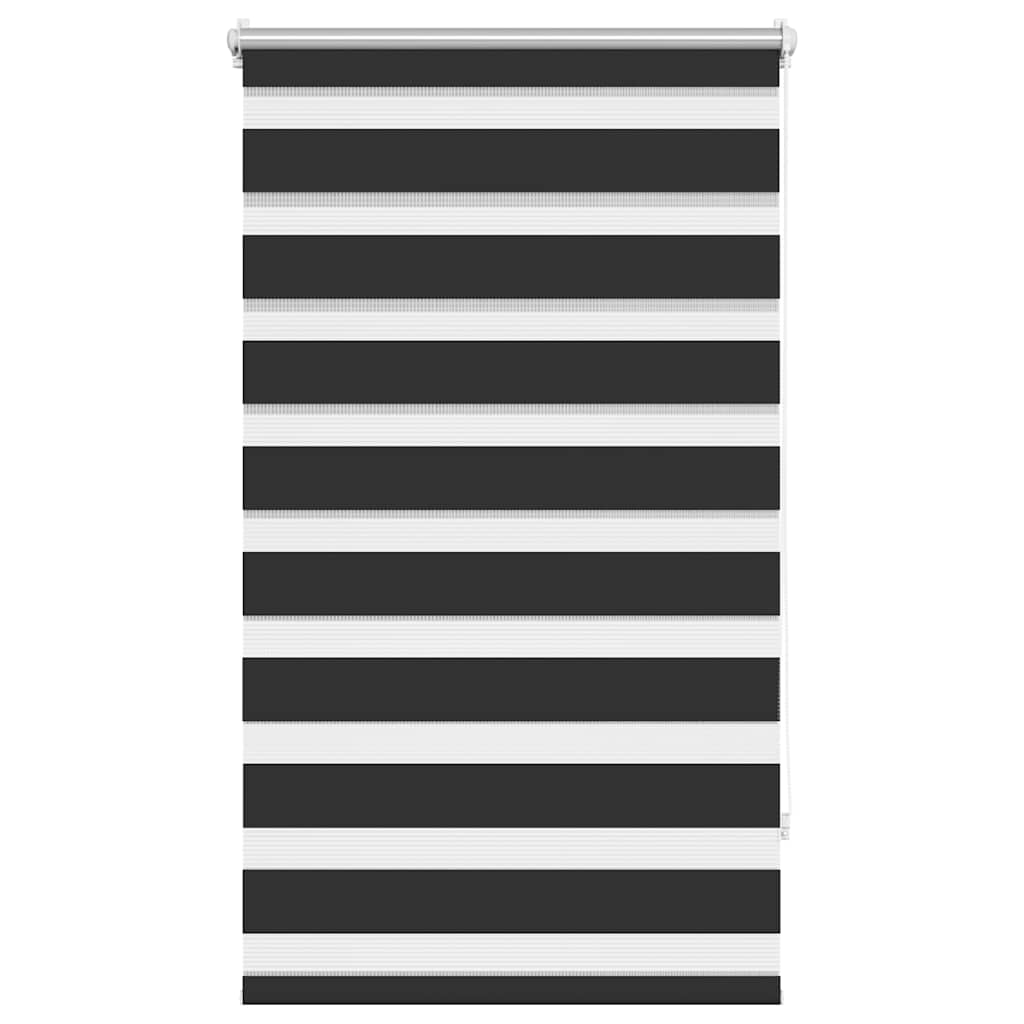 fekete zebra roló 70,9 x 120 cm szövet szélesség 66,7 cm